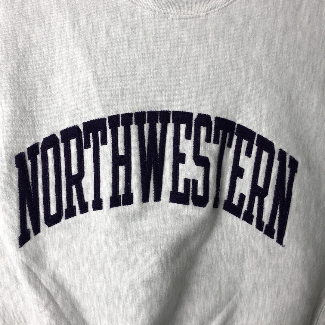 Champion REVERSE WEAVE Reverse Weave College Sweatshirt Trainer Men's L size cotton gray type Vintage Second Hand