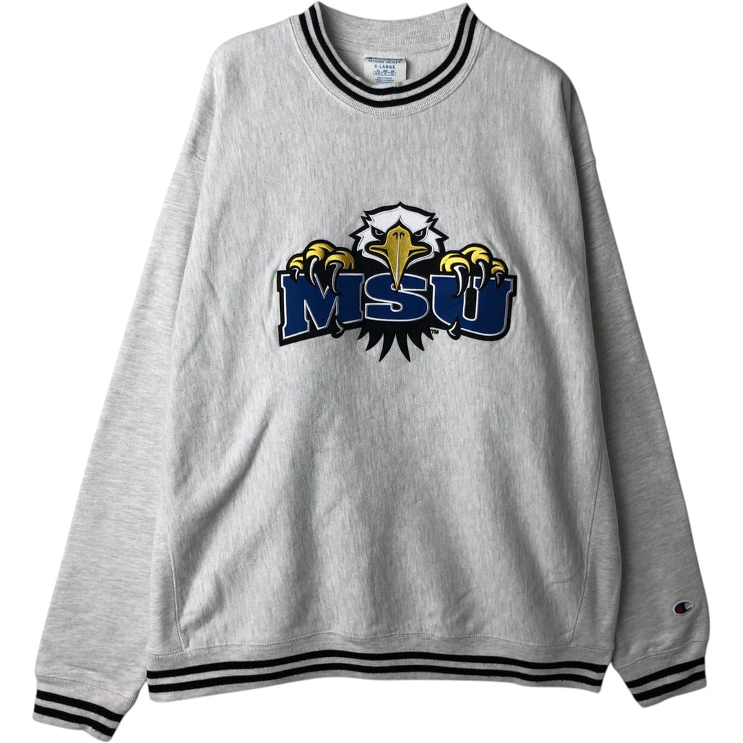 Champion REVERSE WEAVE Reverse Weave College Sweatshirt Trainer Men's XL cotton gray type Vintage Second Hand