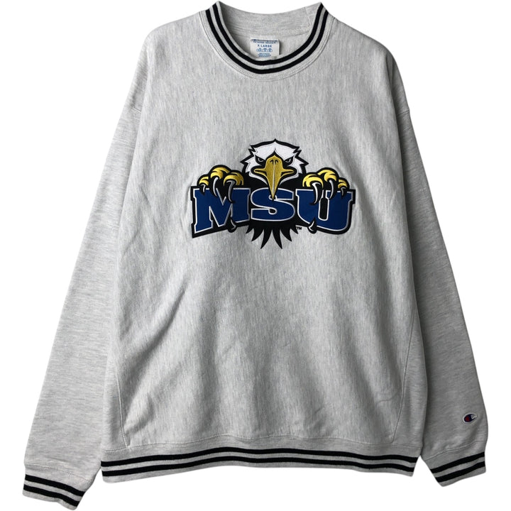 Champion REVERSE WEAVE Reverse Weave College Sweatshirt Trainer Men's XL cotton gray type Vintage Second Hand