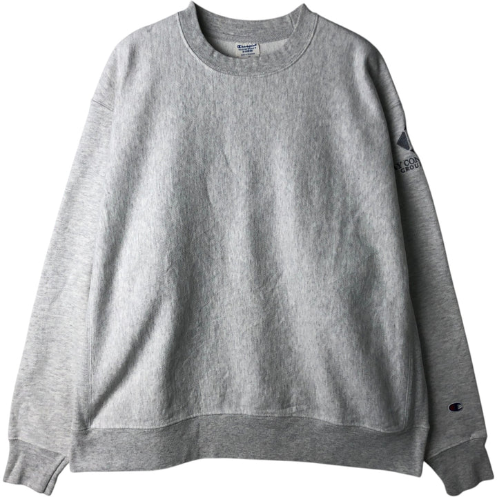 Champion Reverse Weave Advertising Sweatshirt (Men's XL equivalent) cotton gray type Vintage Second Hand
