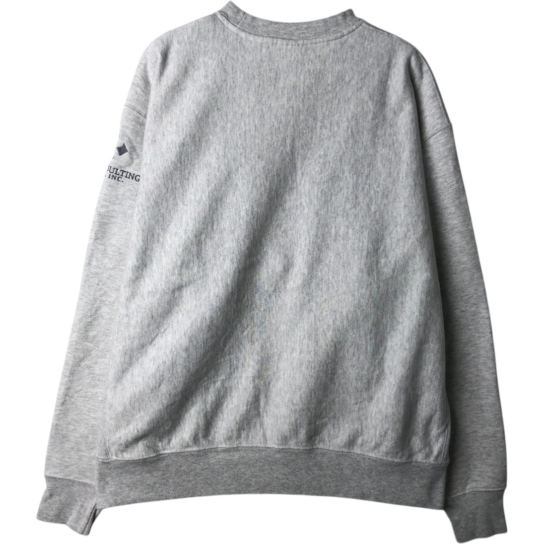 Champion Reverse Weave Advertising Sweatshirt (Men's XL equivalent) cotton gray type Vintage Second Hand
