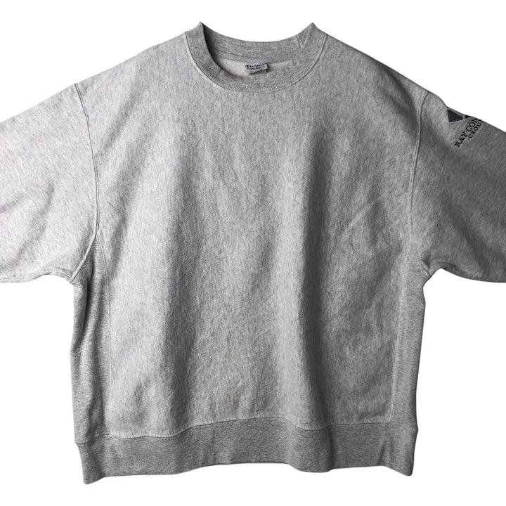 Champion Reverse Weave Advertising Sweatshirt (Men's XL equivalent) cotton gray type Vintage Second Hand