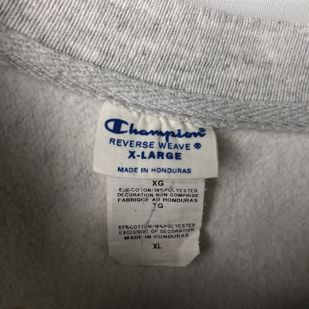 Champion Reverse Weave Advertising Sweatshirt (Men's XL equivalent) cotton gray type Vintage Second Hand
