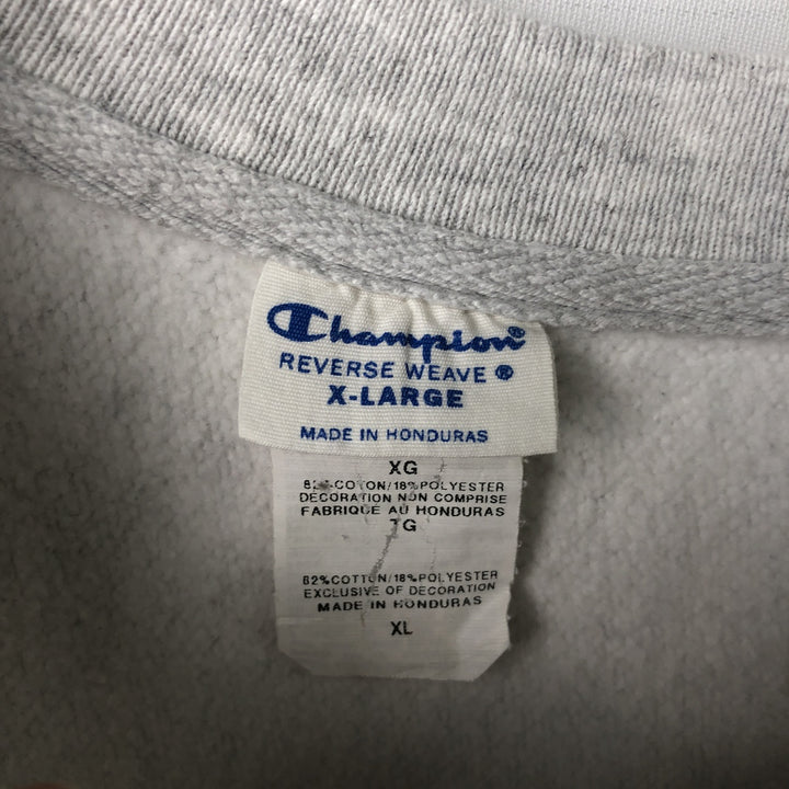 Champion Reverse Weave Advertising Sweatshirt (Men's XL equivalent) cotton gray type Vintage Second Hand