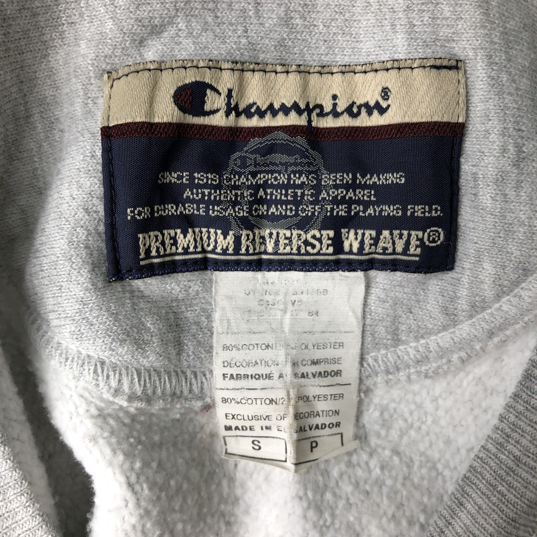 Champion Premium Reverse Weave College Sweatshirt (Men's Size S) cotton gray type Vintage Second Hand