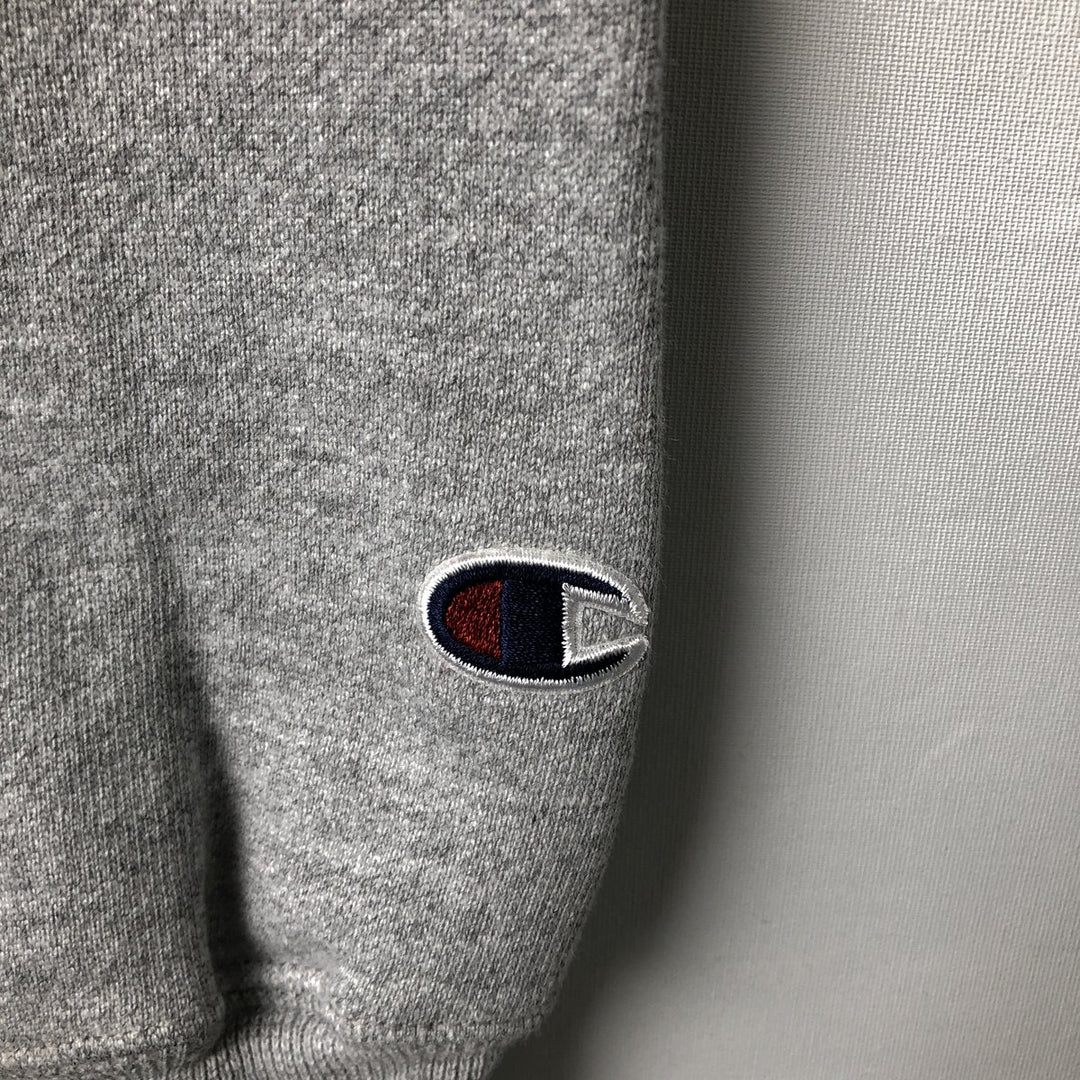 Champion Premium Reverse Weave Plain Blank Sweatshirt (Men's XXL equivalent) cotton gray type Vintage Second Hand