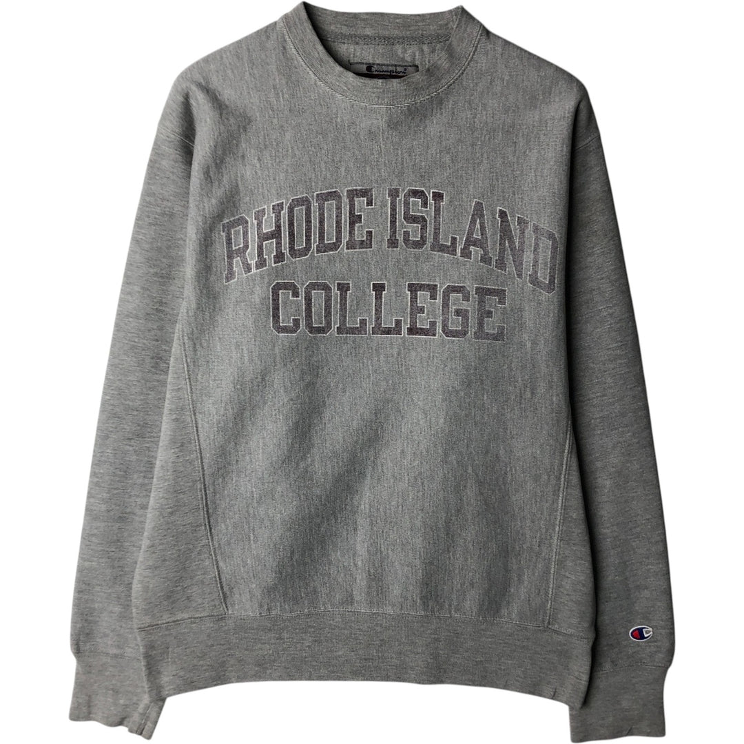 2000'S Champion Original Reverse Weave College Sweatshirt, Men's Size Small cotton gray type Vintage Second Hand