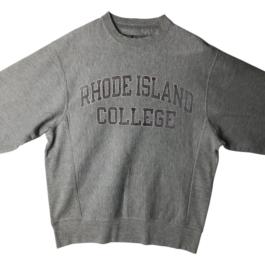 2000'S Champion Original Reverse Weave College Sweatshirt, Men's Size Small cotton gray type Vintage Second Hand