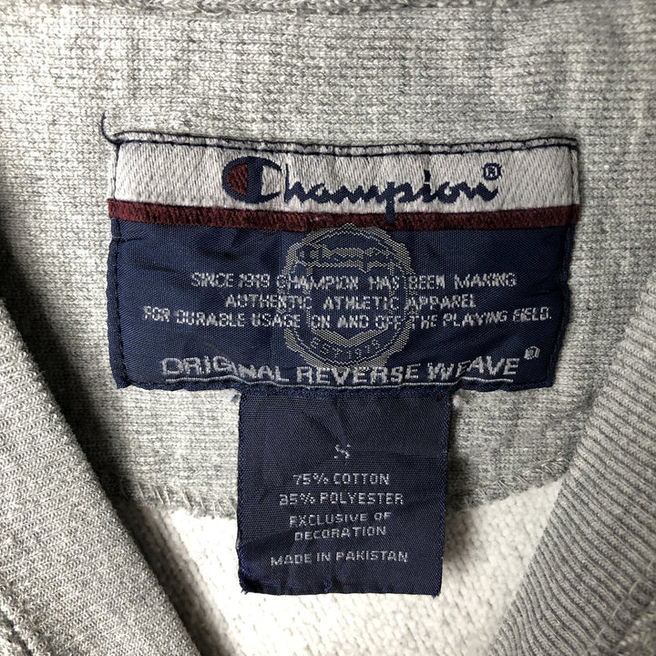 2000'S Champion Original Reverse Weave College Sweatshirt, Men's Size Small cotton gray type Vintage Second Hand