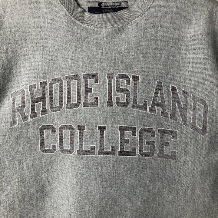 2000'S Champion Original Reverse Weave College Sweatshirt, Men's Size Small cotton gray type Vintage Second Hand