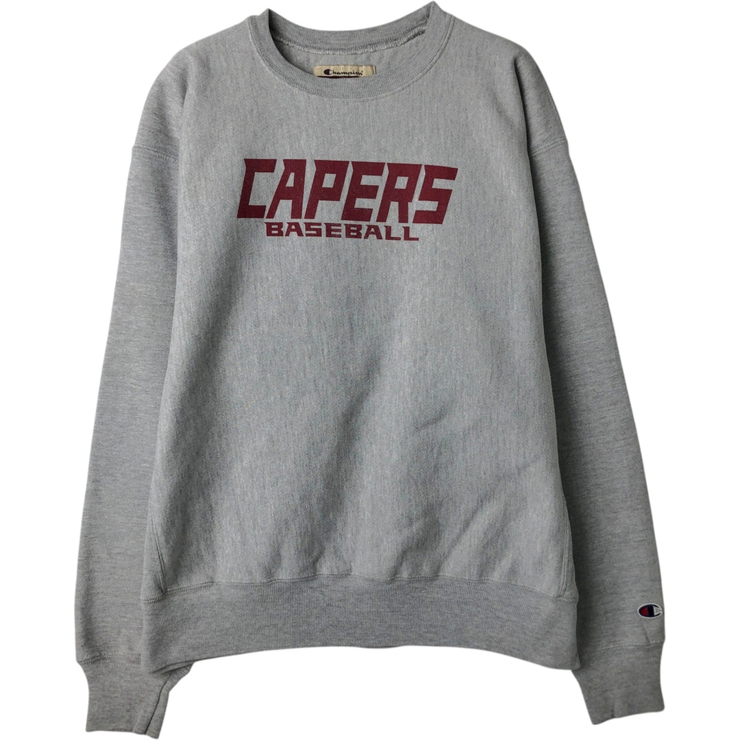 Champion PREMIUM REVERSE WEAVE Sweatshirt (Men's Size L equivalent) cotton gray type Vintage Second Hand