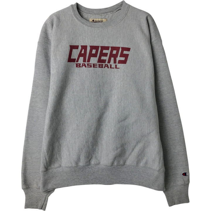 Champion PREMIUM REVERSE WEAVE Sweatshirt (Men's Size L equivalent) cotton gray type Vintage Second Hand