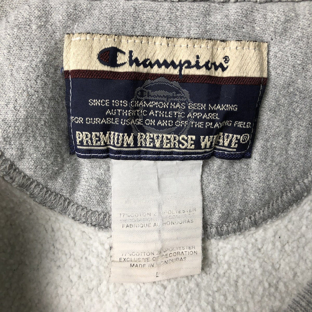 Champion PREMIUM REVERSE WEAVE Sweatshirt (Men's Size L equivalent) cotton gray type Vintage Second Hand