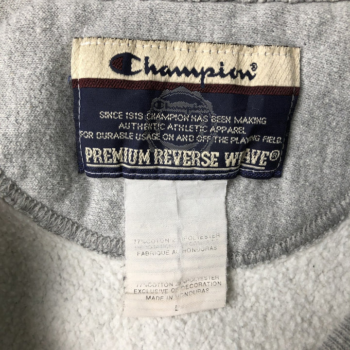 Champion PREMIUM REVERSE WEAVE Sweatshirt (Men's Size L equivalent) cotton gray type Vintage Second Hand