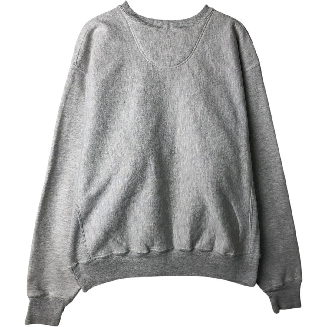 2000'S Champion Premium Reverse Weave Plain Blank Sweatshirt (Men's XL equivalent) unclear gray type Vintage Second Hand