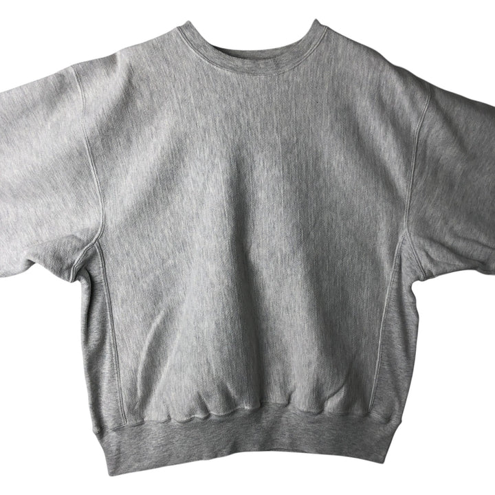 2000'S Champion Premium Reverse Weave Plain Blank Sweatshirt (Men's XL equivalent) unclear gray type Vintage Second Hand