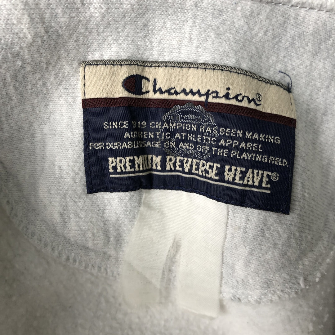 2000'S Champion Premium Reverse Weave Plain Blank Sweatshirt (Men's XL equivalent) unclear gray type Vintage Second Hand