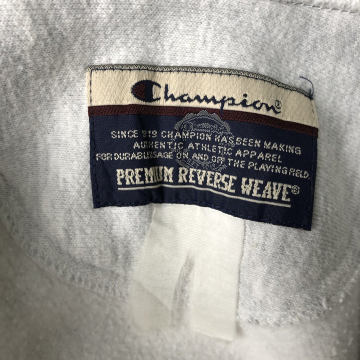 2000'S Champion Premium Reverse Weave Plain Blank Sweatshirt (Men's XL equivalent) unclear gray type Vintage Second Hand