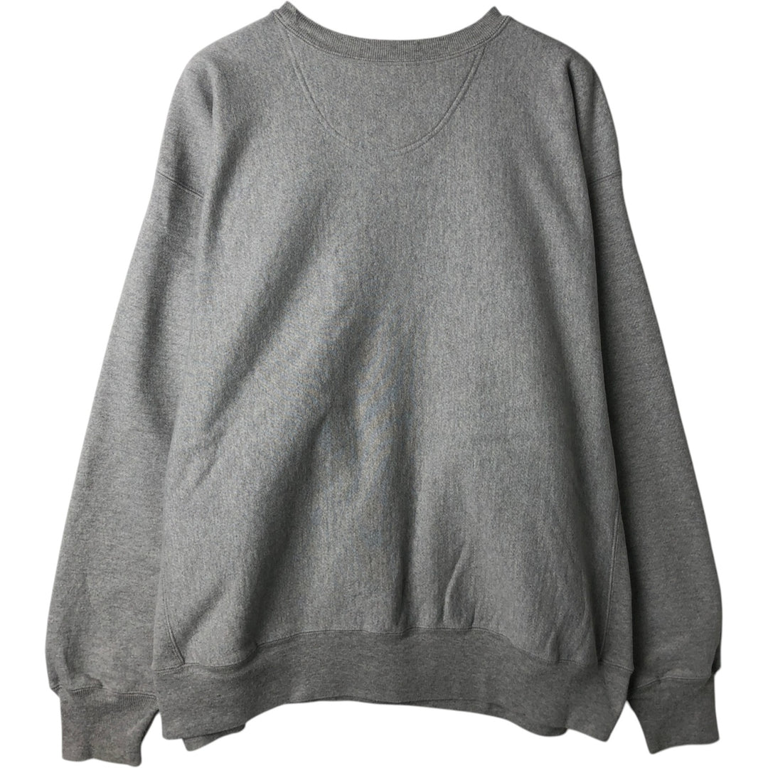 2000'S Champion Premium Reverse Weave College Sweatshirt (Men's XL equivalent) cotton gray type Vintage Second Hand
