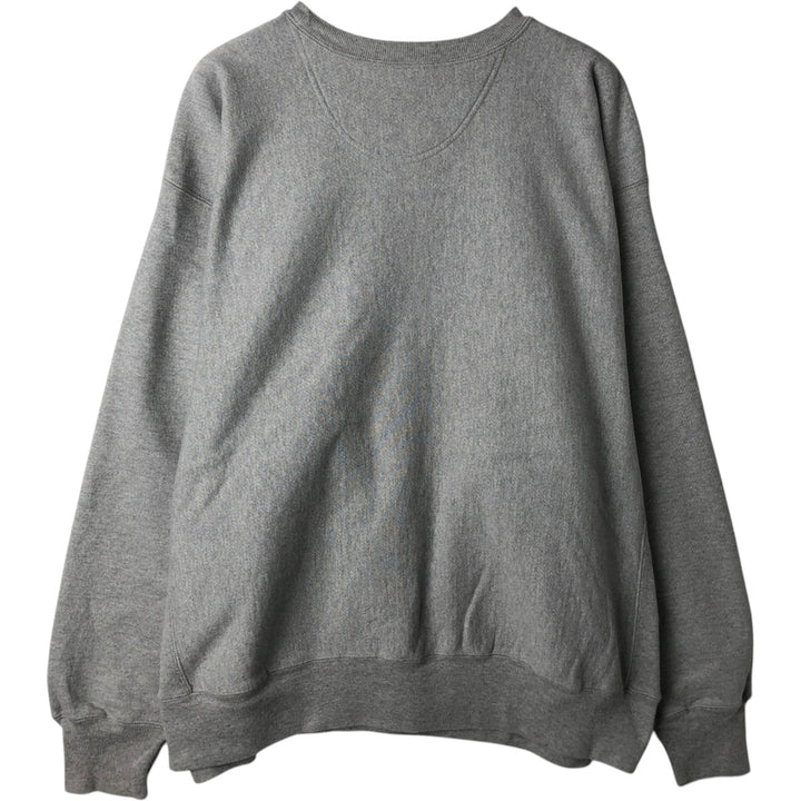 2000'S Champion Premium Reverse Weave College Sweatshirt (Men's XL equivalent) cotton gray type Vintage Second Hand