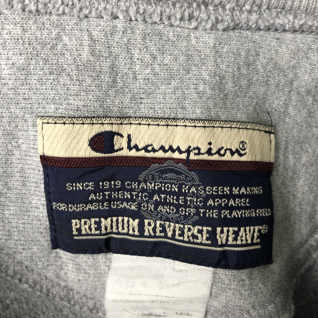 2000'S Champion Premium Reverse Weave College Sweatshirt (Men's XL equivalent) cotton gray type Vintage Second Hand