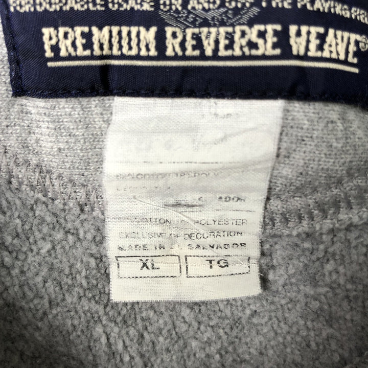 2000'S Champion Premium Reverse Weave College Sweatshirt (Men's XL equivalent) cotton gray type Vintage Second Hand