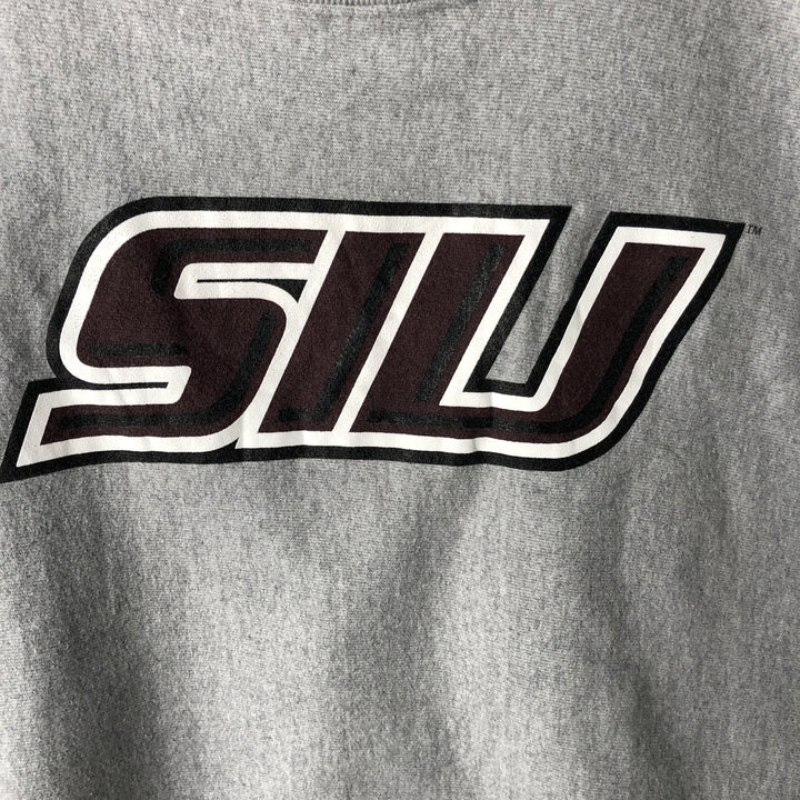 2000'S Champion Premium Reverse Weave College Sweatshirt (Men's XL equivalent) cotton gray type Vintage Second Hand