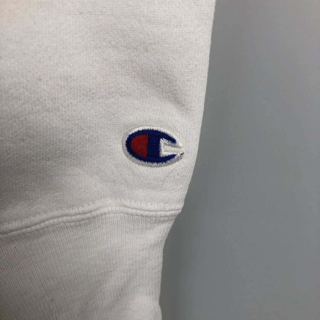 Champion Reverse Weave Georgia Institute of Technology College Sweatshirt (Men's XL equivalent) unclear white type Vintage Second Hand