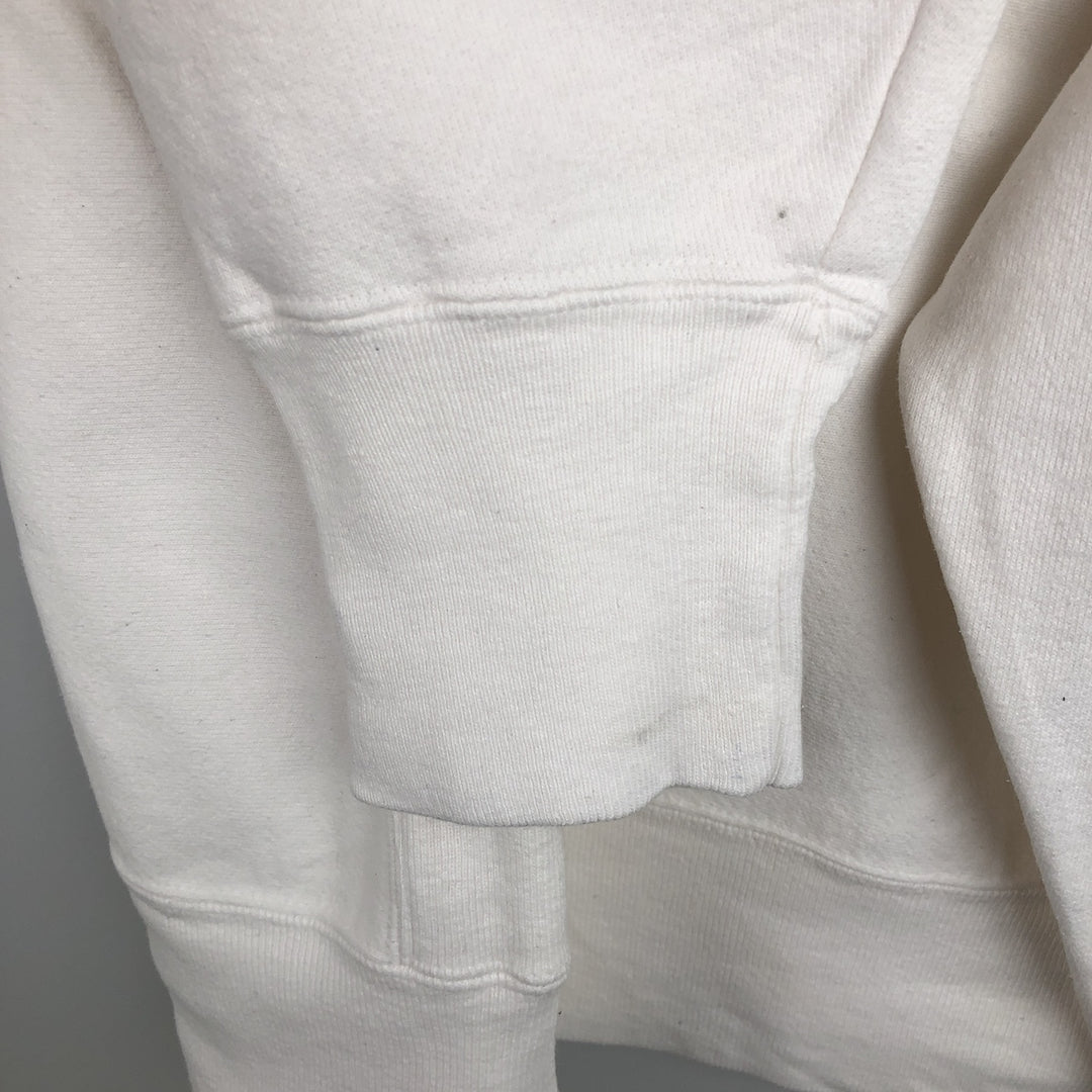 Champion Reverse Weave Georgia Institute of Technology College Sweatshirt (Men's XL equivalent) unclear white type Vintage Second Hand