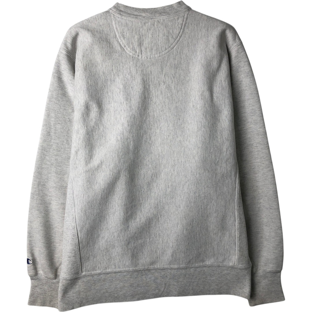 Champion Original Reverse Weave Printed Sweatshirt (Men's Size S) cotton gray type Vintage Second Hand