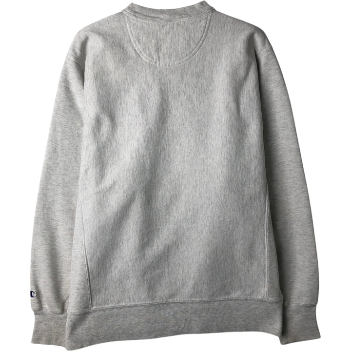 Champion Original Reverse Weave Printed Sweatshirt (Men's Size S) cotton gray type Vintage Second Hand