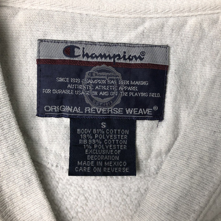 Champion Original Reverse Weave Printed Sweatshirt (Men's Size S) cotton gray type Vintage Second Hand