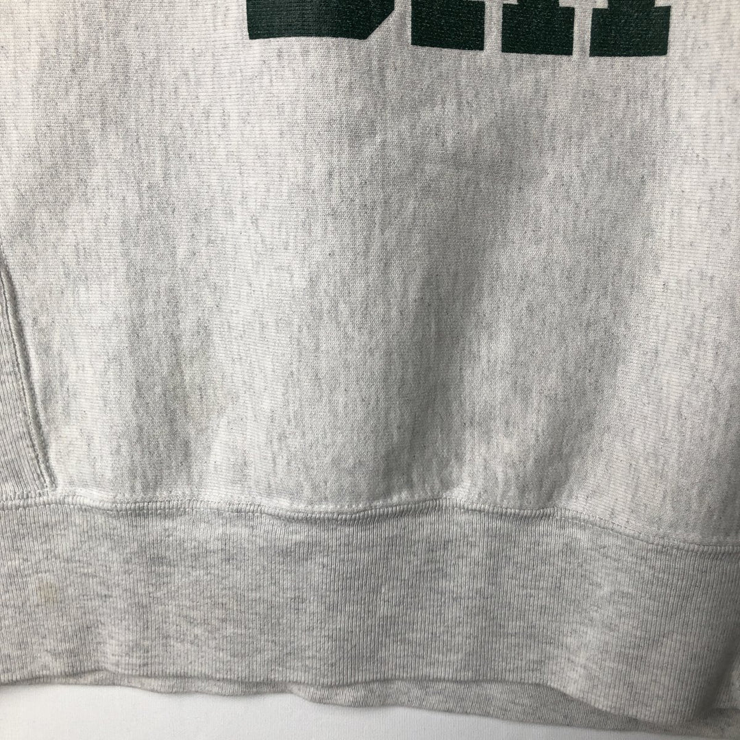 Champion Original Reverse Weave Printed Sweatshirt (Men's Size S) cotton gray type Vintage Second Hand