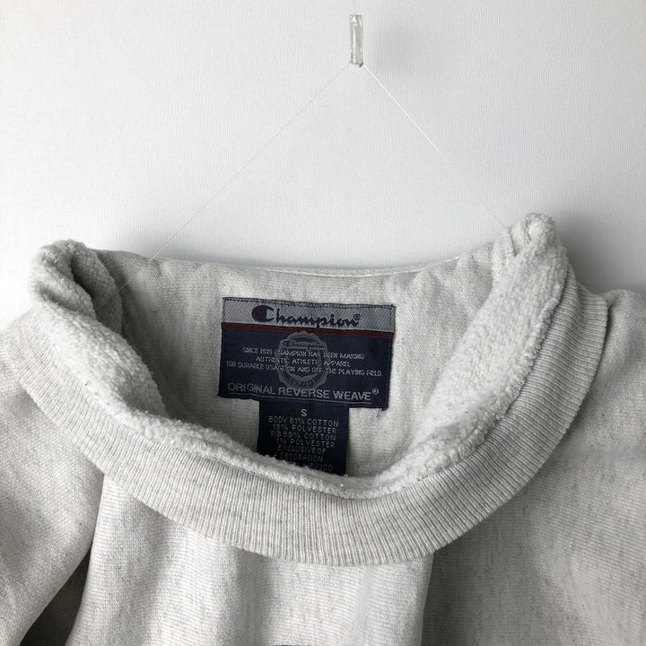 Champion Original Reverse Weave Printed Sweatshirt (Men's Size S) cotton gray type Vintage Second Hand