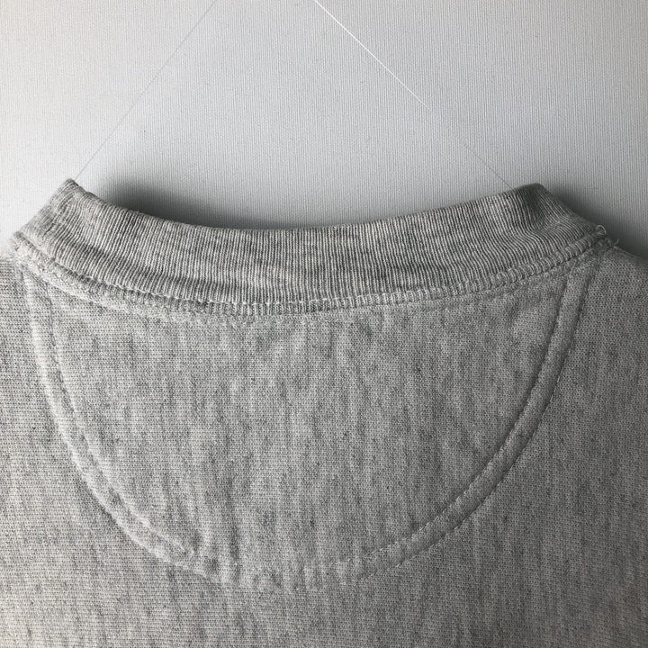 Champion Original Reverse Weave Printed Sweatshirt (Men's Size S) cotton gray type Vintage Second Hand