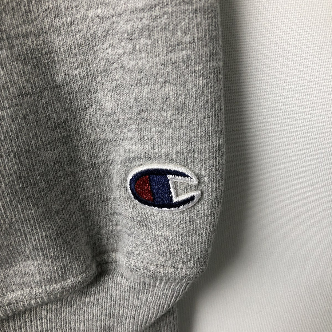 Champion Premium Reverse Weave Advertising Sweatshirt (Men's XL equivalent) cotton gray type Vintage Second Hand