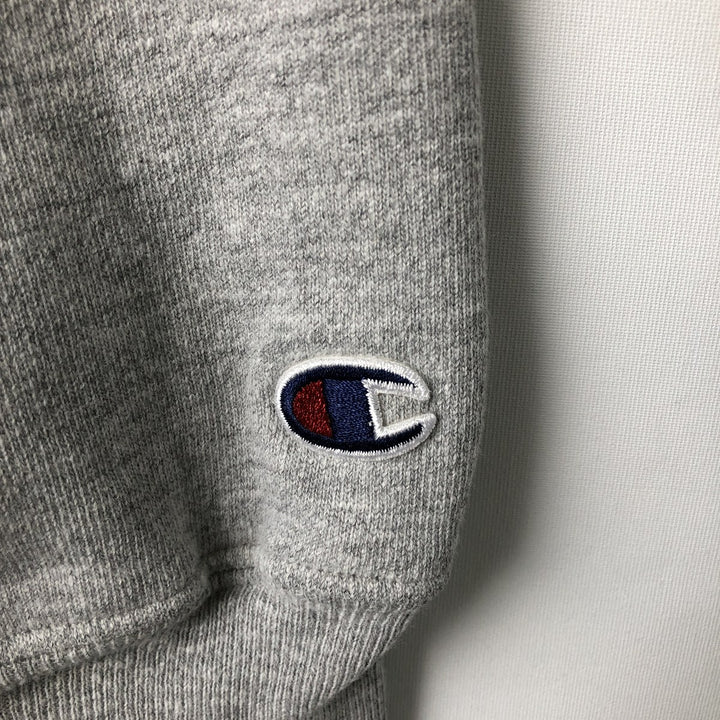 Champion Premium Reverse Weave Advertising Sweatshirt (Men's XL equivalent) cotton gray type Vintage Second Hand