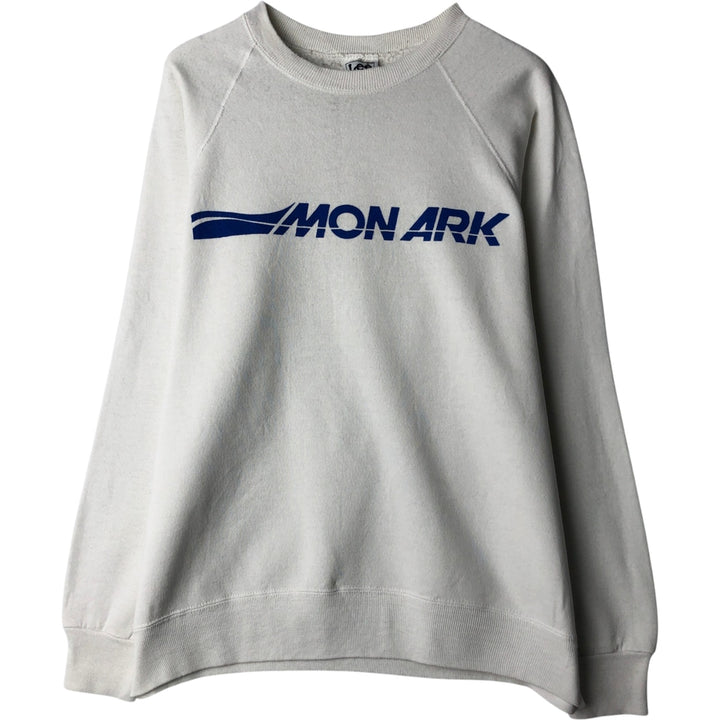 Lee MON ARK Synthesizer Print Sweatshirt, Made in USA, Men's Size XL (approx.) cotton white type Vintage Second Hand