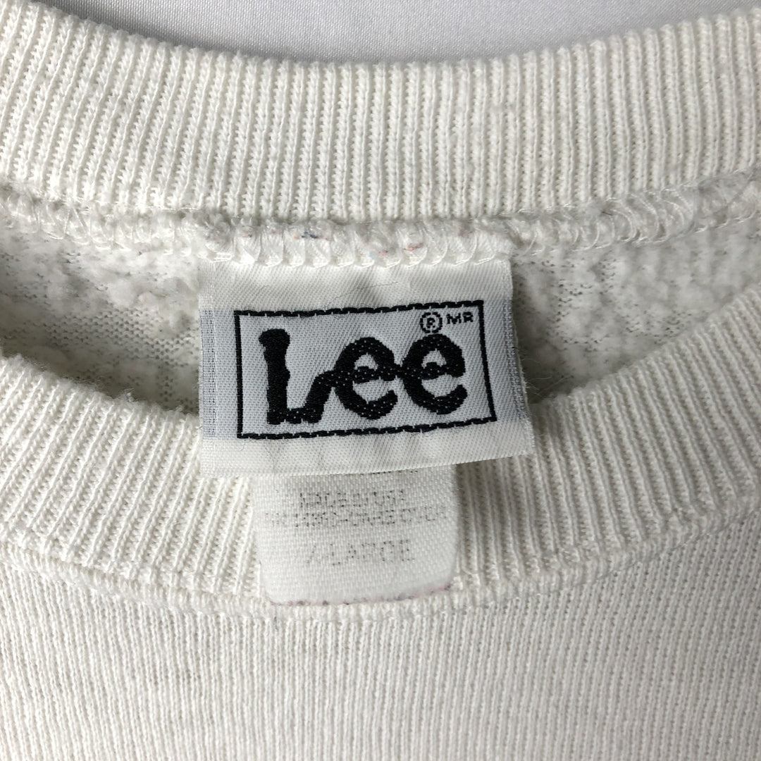 Lee MON ARK Synthesizer Print Sweatshirt, Made in USA, Men's Size XL (approx.) cotton white type Vintage Second Hand