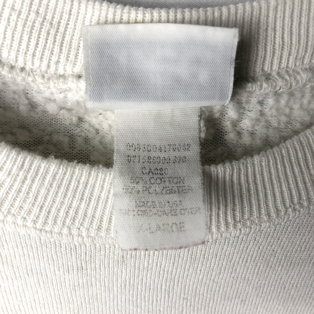 Lee MON ARK Synthesizer Print Sweatshirt, Made in USA, Men's Size XL (approx.) cotton white type Vintage Second Hand