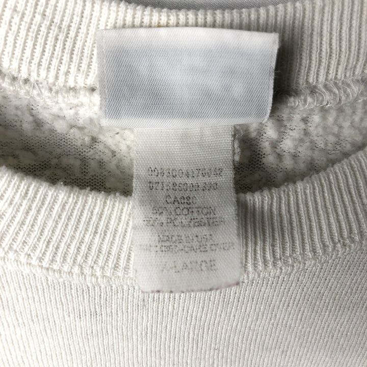 Lee MON ARK Synthesizer Print Sweatshirt, Made in USA, Men's Size XL (approx.) cotton white type Vintage Second Hand