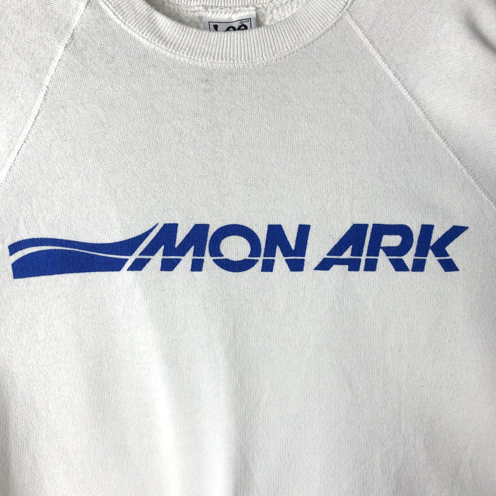 Lee MON ARK Synthesizer Print Sweatshirt, Made in USA, Men's Size XL (approx.) cotton white type Vintage Second Hand