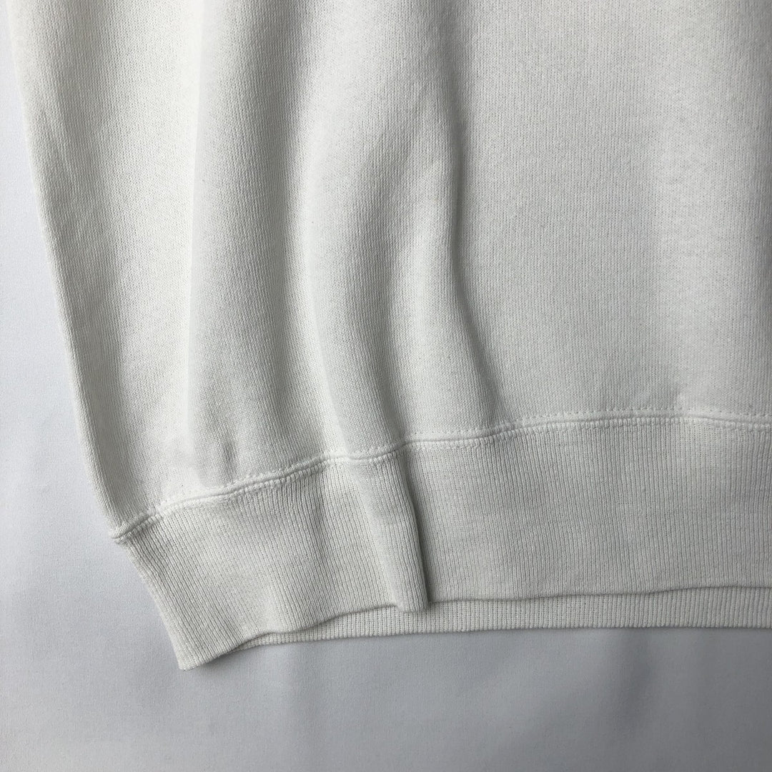Lee MON ARK Synthesizer Print Sweatshirt, Made in USA, Men's Size XL (approx.) cotton white type Vintage Second Hand