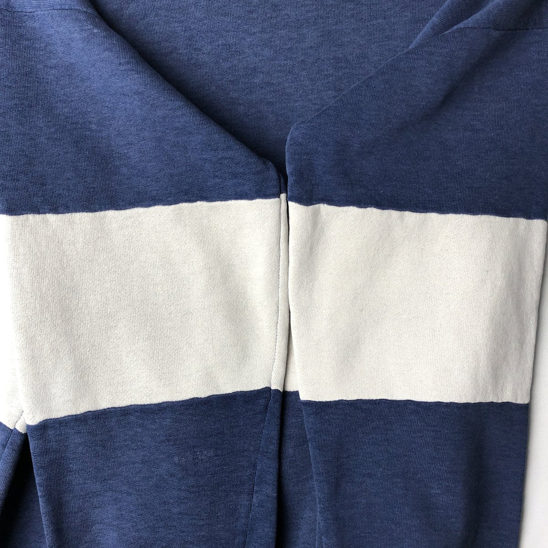 Printed sweatshirt, men's size M unclear navy blue type Vintage Second Hand