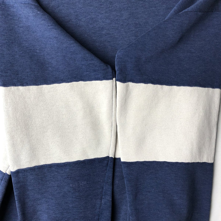 Printed sweatshirt, men's size M unclear navy blue type Vintage Second Hand