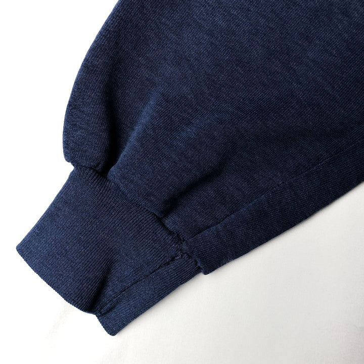 Printed sweatshirt, men's size M unclear navy blue type Vintage Second Hand