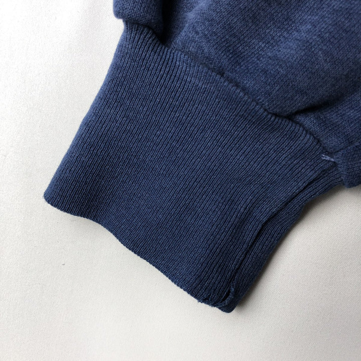 Printed sweatshirt, men's size M unclear navy blue type Vintage Second Hand