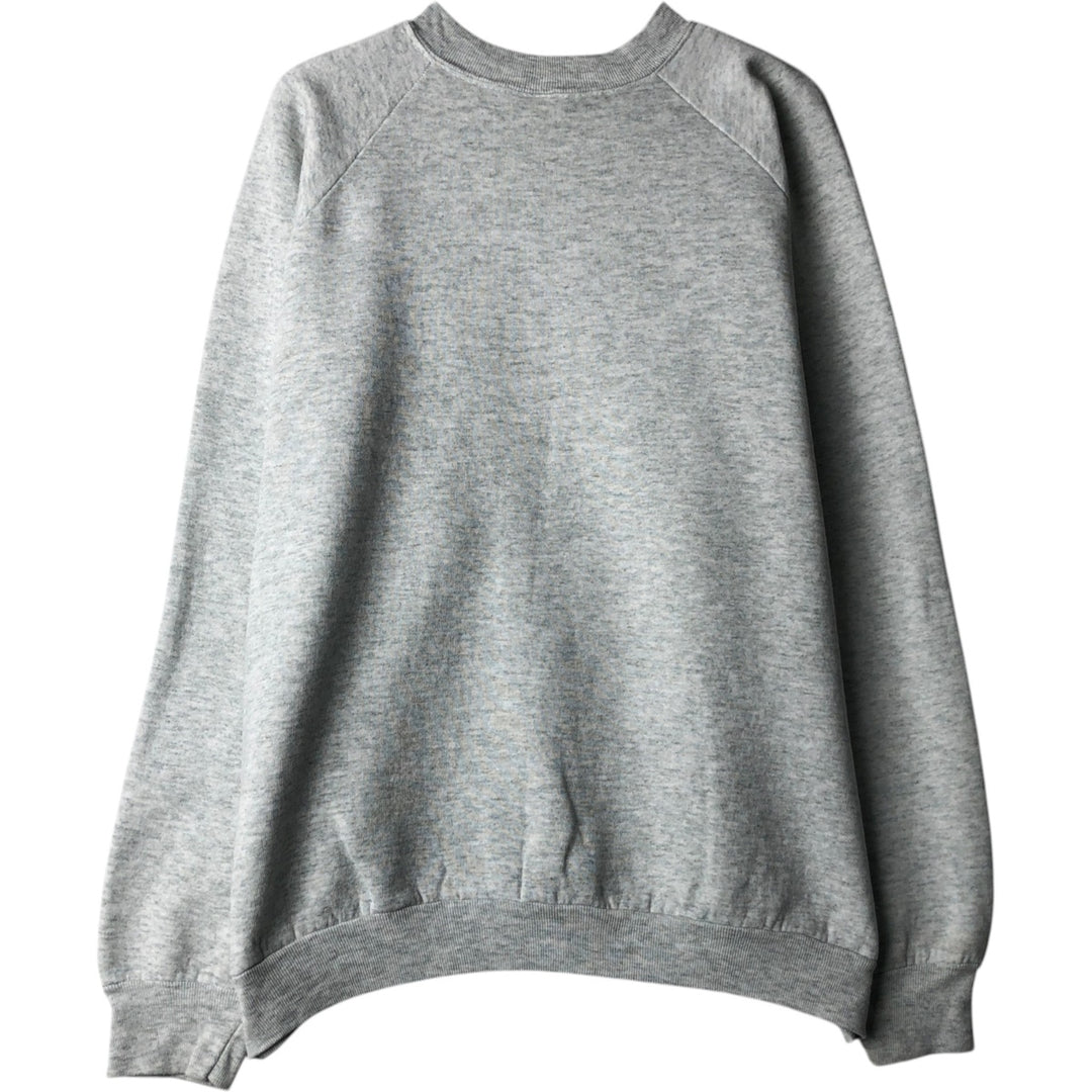 90'S Fruit of the Loom New York State Police Print Sweatshirt (Men's XL equivalent) unclear gray type Vintage Second Hand