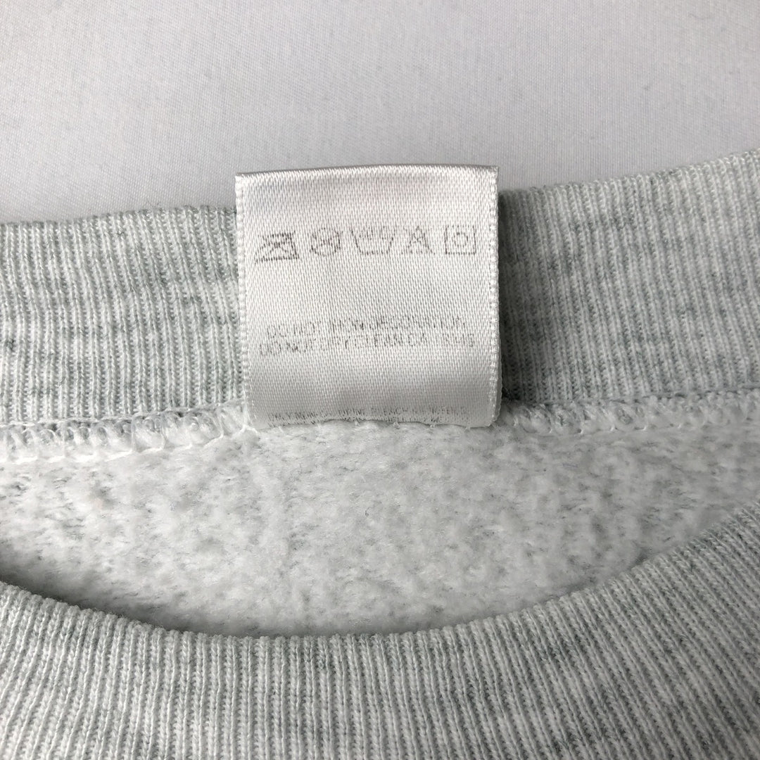 90'S Fruit of the Loom New York State Police Print Sweatshirt (Men's XL equivalent) unclear gray type Vintage Second Hand