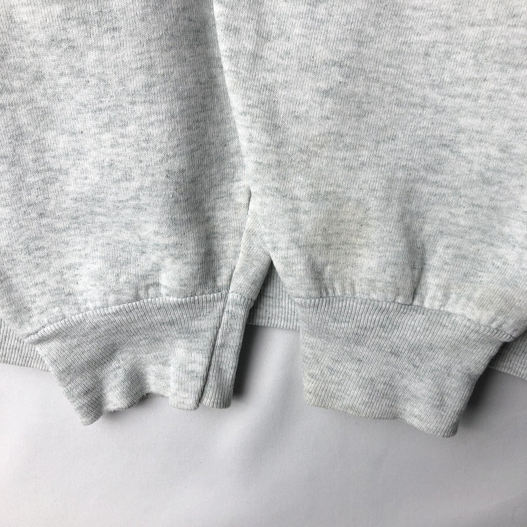 90'S Fruit of the Loom New York State Police Print Sweatshirt (Men's XL equivalent) unclear gray type Vintage Second Hand